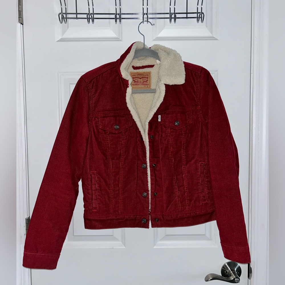 90s corduroy Sherpa Tucker jacket